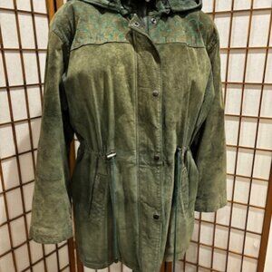 Suede Anorak style jacket